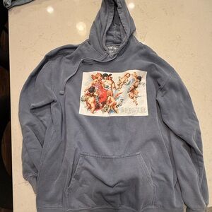 Boys Lie Blue Graphic Hoodie